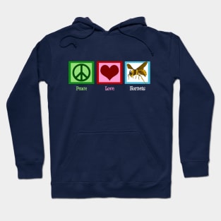 Peace Love Hornets Hoodie